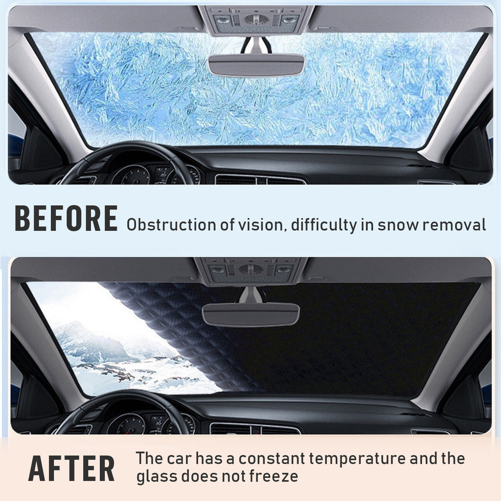 Magnetic Windshield Ice Cover