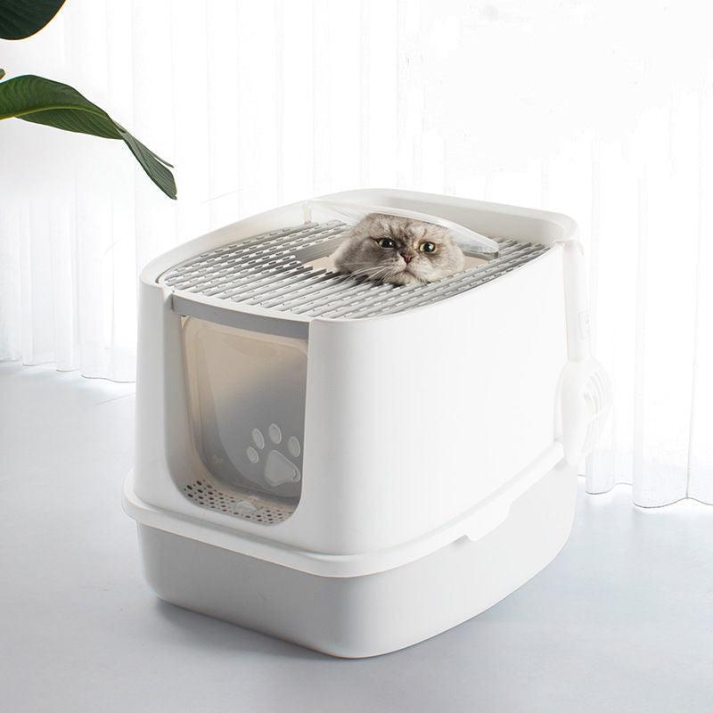 Anti-Splash Cat Litter Box