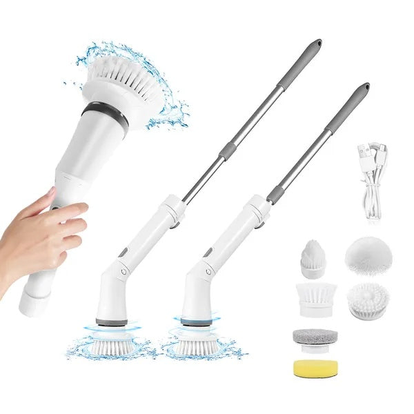 Electric Cleaning Brush (6 Replaceable Heads)