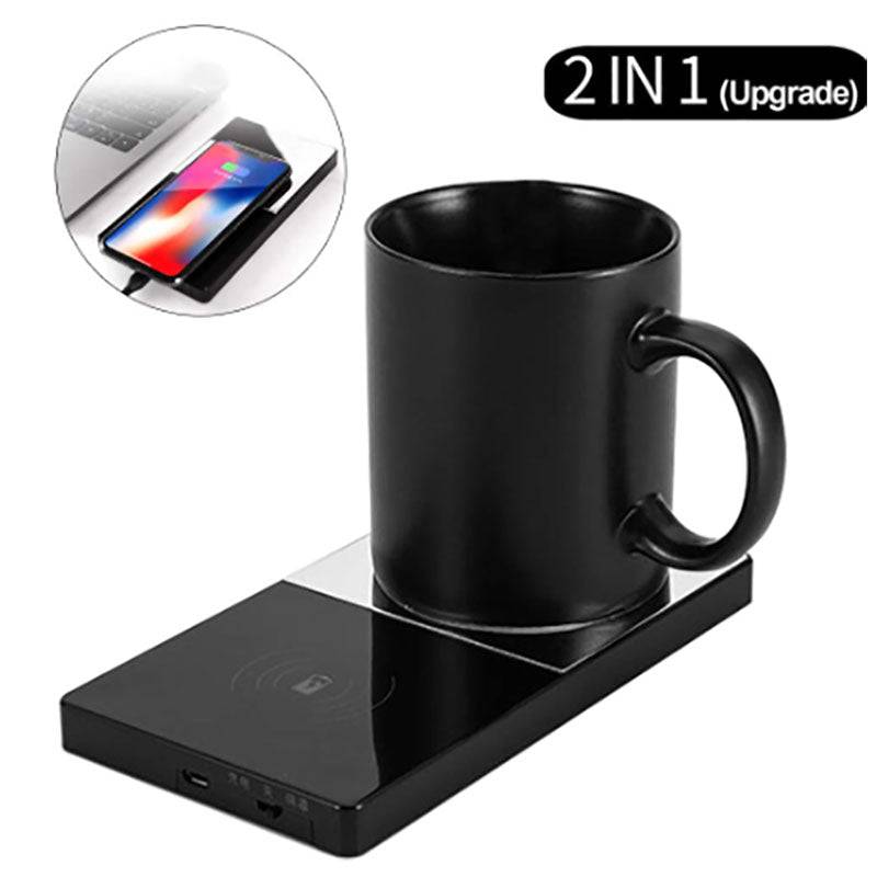 Heating Cup Warmer with Wireless Charger