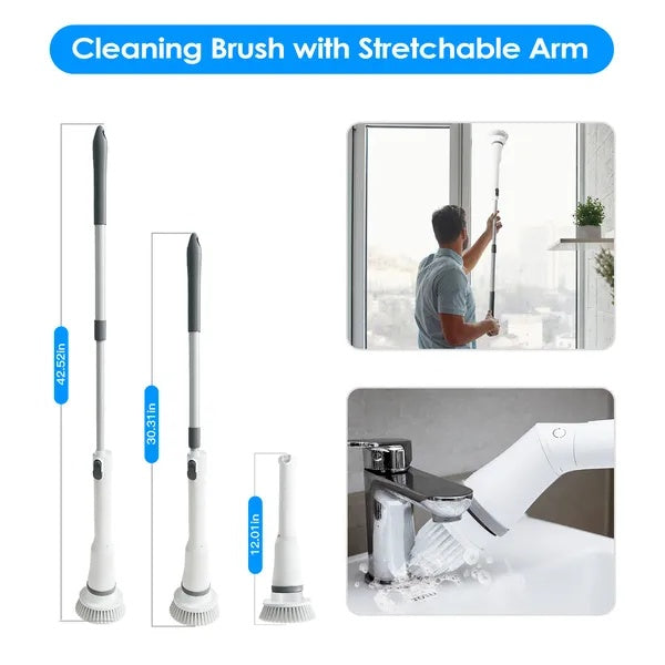 Electric Cleaning Brush (6 Replaceable Heads)