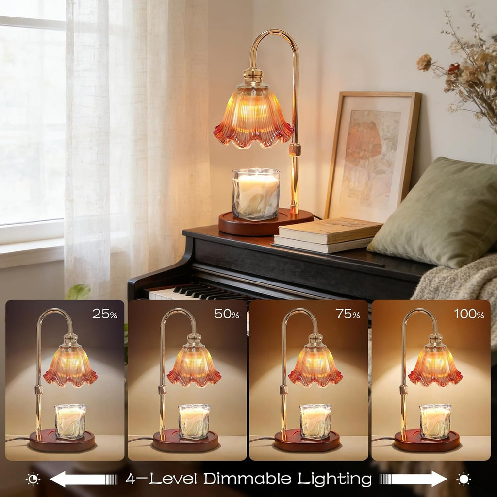 Dimmable Timer Adjustable Candle Warmer