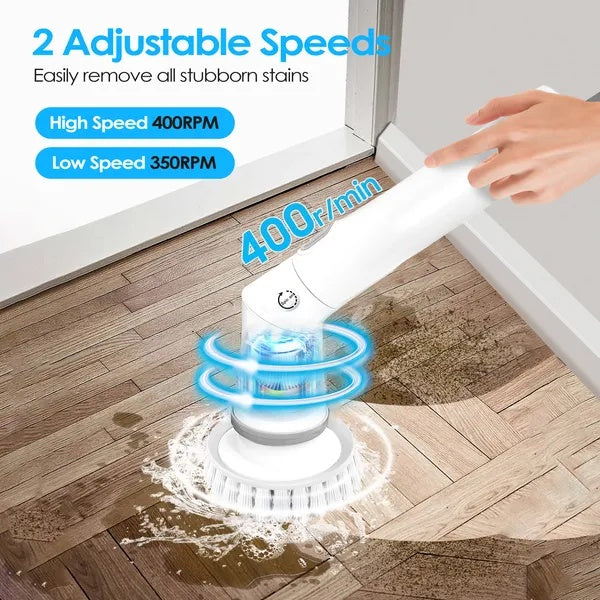 Electric Cleaning Brush (6 Replaceable Heads)