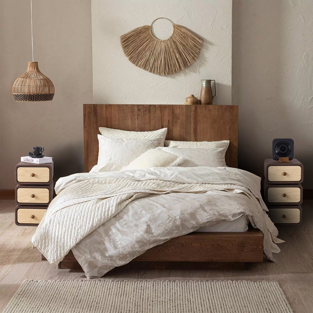 Wooden Stackable Nightstand