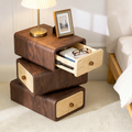 Wooden Stackable Nightstand