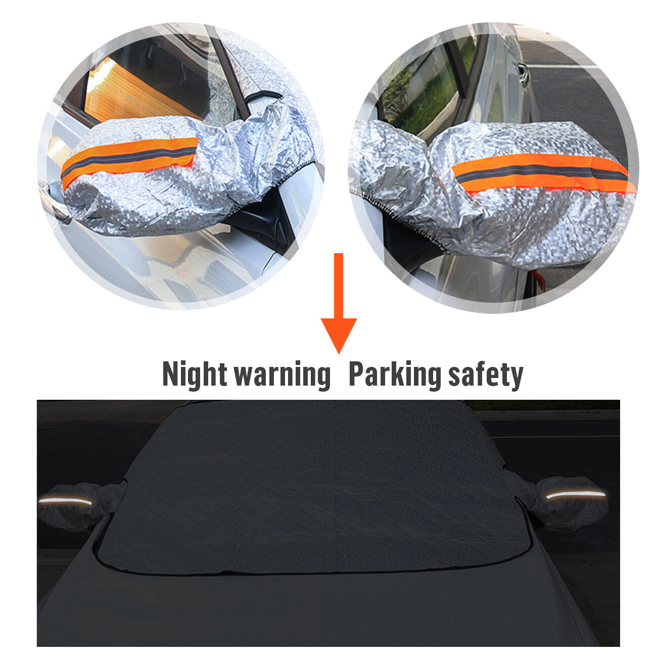 Magnetic Windshield Ice Cover